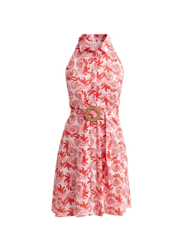 Ro's Garden Women's Regina Sleeveless Mini Shirtdress