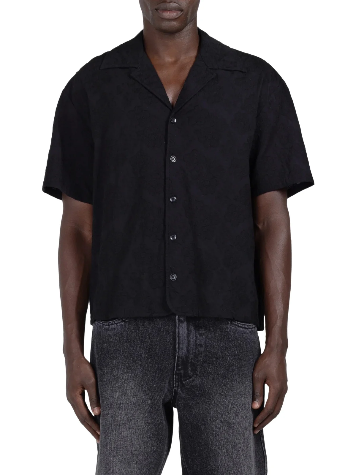 Honor The Gift Men's Novelty Floral Camp Shirt