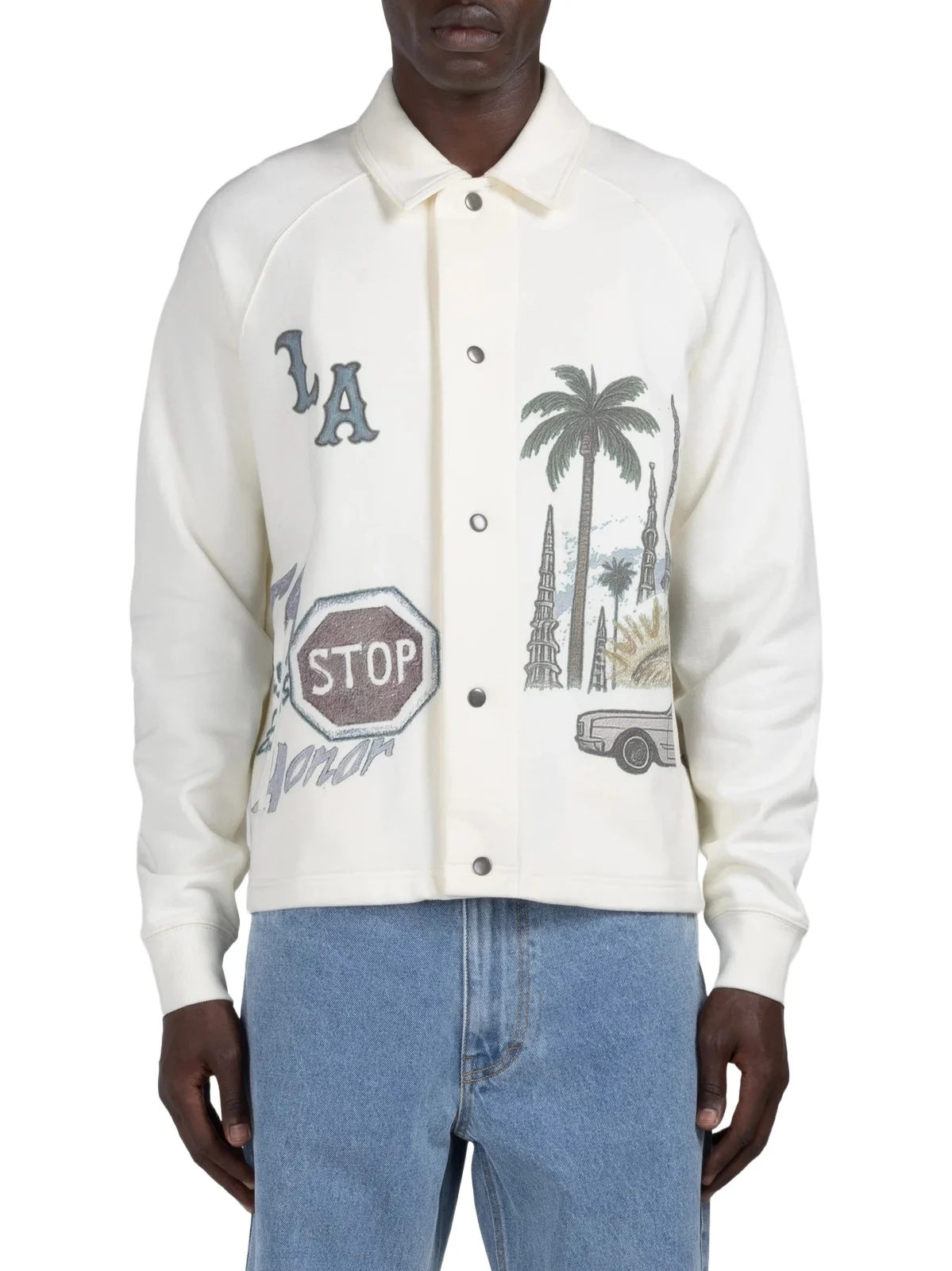 Honor The Gift Men's All Over La Fleece Coaches Jacket