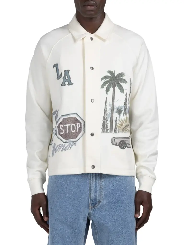 Honor The Gift Men's All Over La Fleece Coaches Jacket