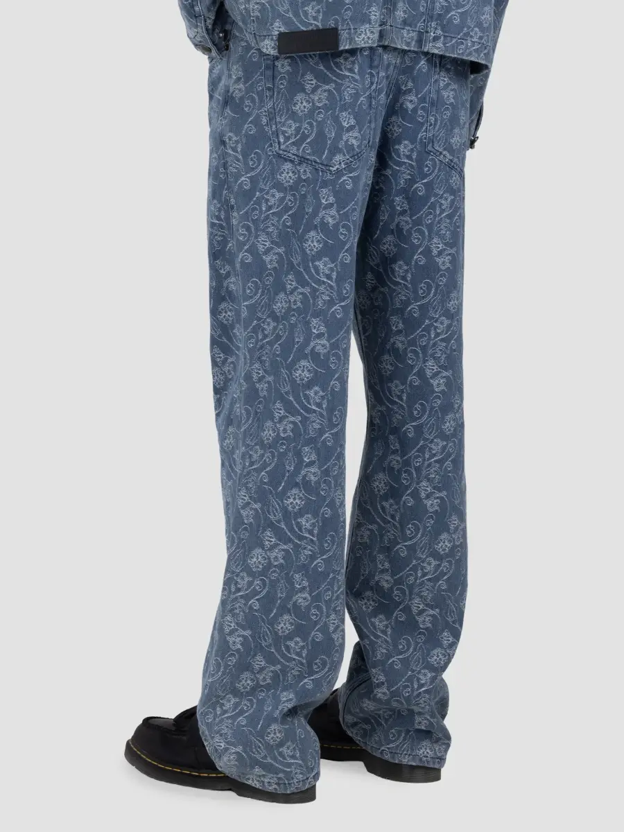 Honor The Gift Men's Floral Jacquard Relaxed Jeans | Thumbnail 5 Honor The Gift Men's Floral Jacquard Relaxed Jeans | Thumbnail 5