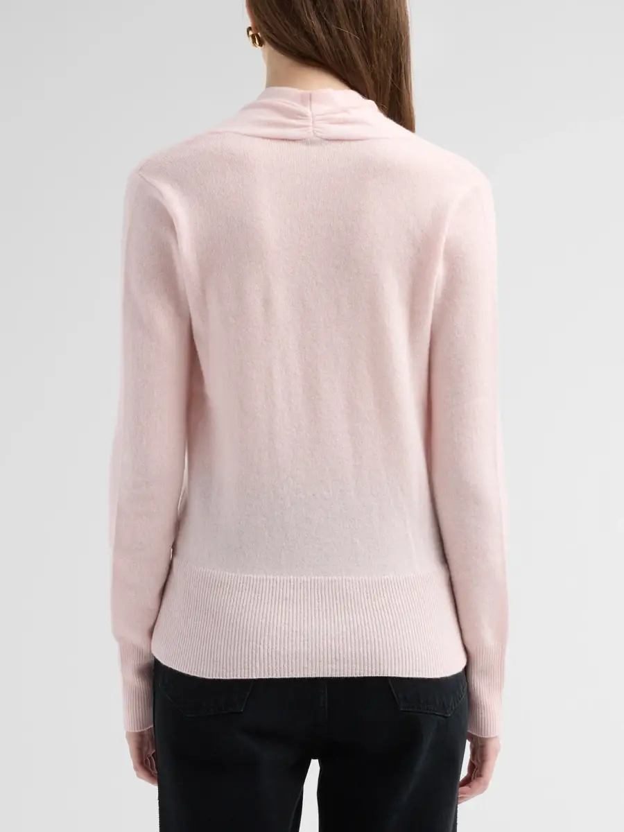Sofia Cashmere Women's Private Label Cashmere Modern Faux-Wrap Sweater | Thumbnail 3 Sofia Cashmere Women's Private Label Cashmere Modern Faux-Wrap Sweater | Thumbnail 3