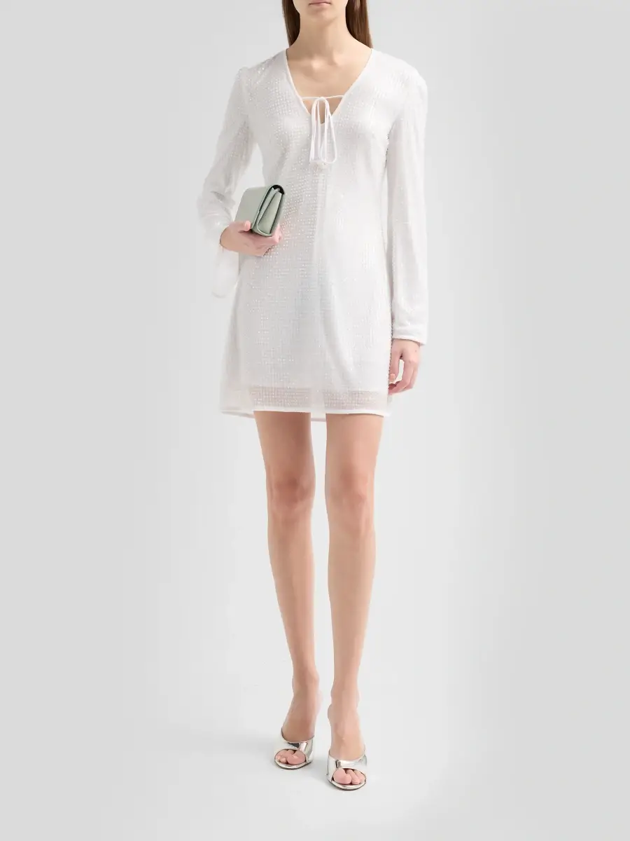 Toccin Women's Raine Sequined Flared-Sleeve Mini Dress | Thumbnail 2 Toccin Women's Raine Sequined Flared-Sleeve Mini Dress | Thumbnail 2
