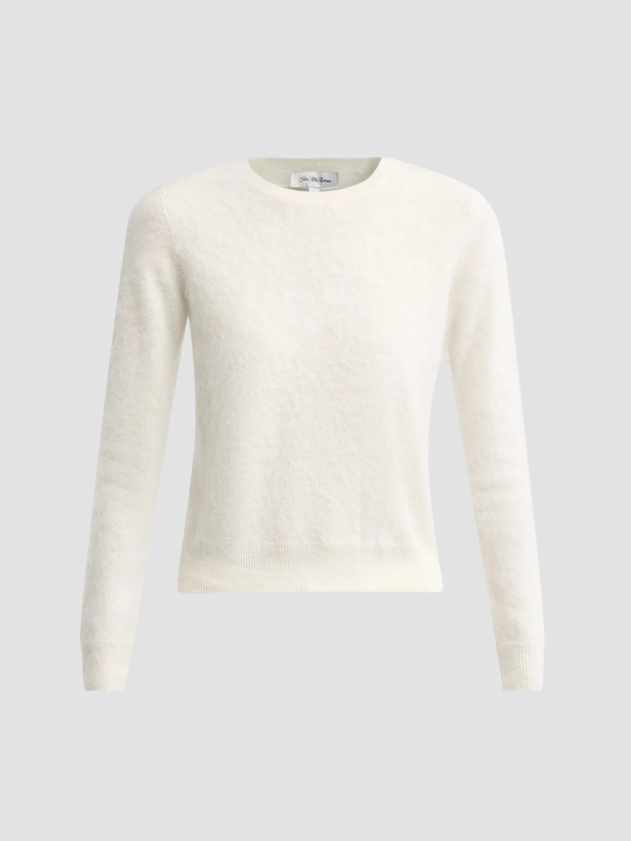 Women's Private Label Crewneck Brushed Cashmere-Jersey Sweater Women's Private Label Crewneck Brushed Cashmere-Jersey Sweater