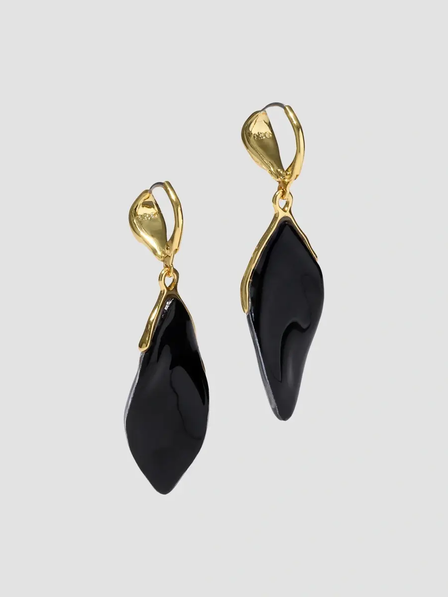 ALEXIS BITTAR Women's Luminous 14K-Gold-Plated & Lucite Petal Drop Earrings | Thumbnail 3 ALEXIS BITTAR Women's Luminous 14K-Gold-Plated & Lucite Petal Drop Earrings | Thumbnail 3