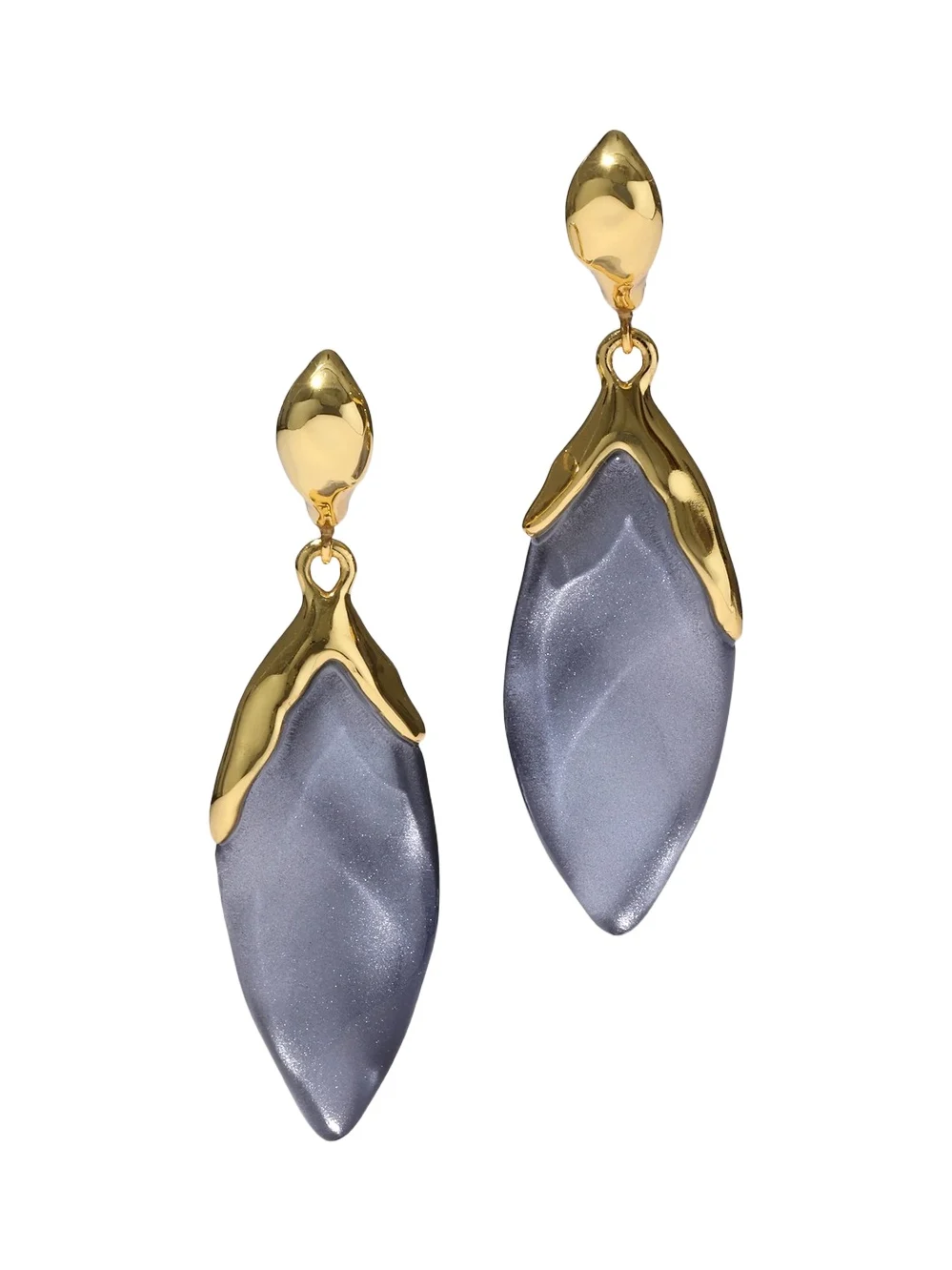 Women's Luminous 14K-Gold-Plated & Lucite Petal Drop Earrings Women's Luminous 14K-Gold-Plated & Lucite Petal Drop Earrings