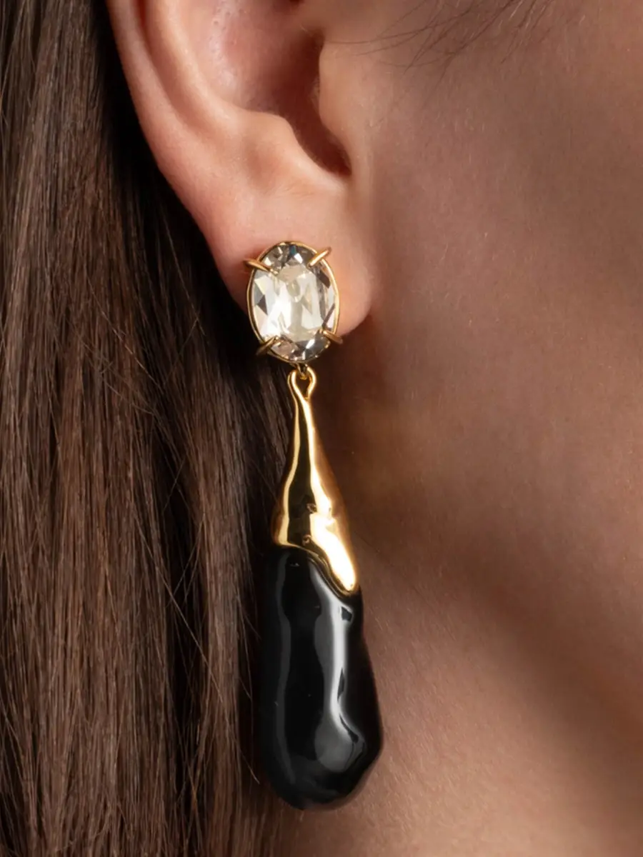 ALEXIS BITTAR Women's Bonbon Crystal Teardrop Earrings | Thumbnail 2 ALEXIS BITTAR Women's Bonbon Crystal Teardrop Earrings | Thumbnail 2
