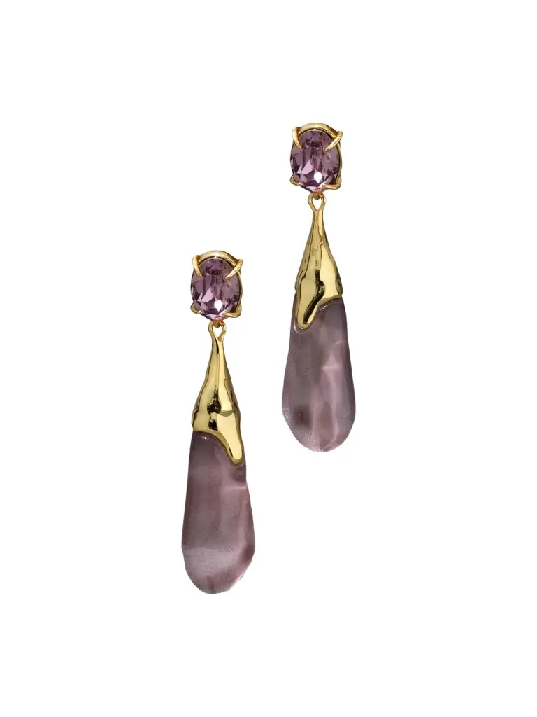 Women's Bonbon Crystal Teardrop Earrings