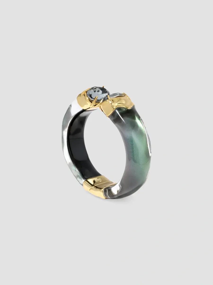 ALEXIS BITTAR Women's Bonbon 14K-Gold-Plated, Lucite & Glass Crystal Bracelet | Thumbnail 4 ALEXIS BITTAR Women's Bonbon 14K-Gold-Plated, Lucite & Glass Crystal Bracelet | Thumbnail 4