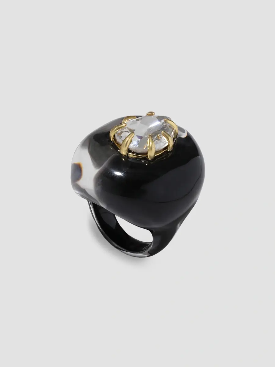 ALEXIS BITTAR Women's Bonbon 14K Gold-Plated Crystal Teardrop Ring | Thumbnail 3 ALEXIS BITTAR Women's Bonbon 14K Gold-Plated Crystal Teardrop Ring | Thumbnail 3