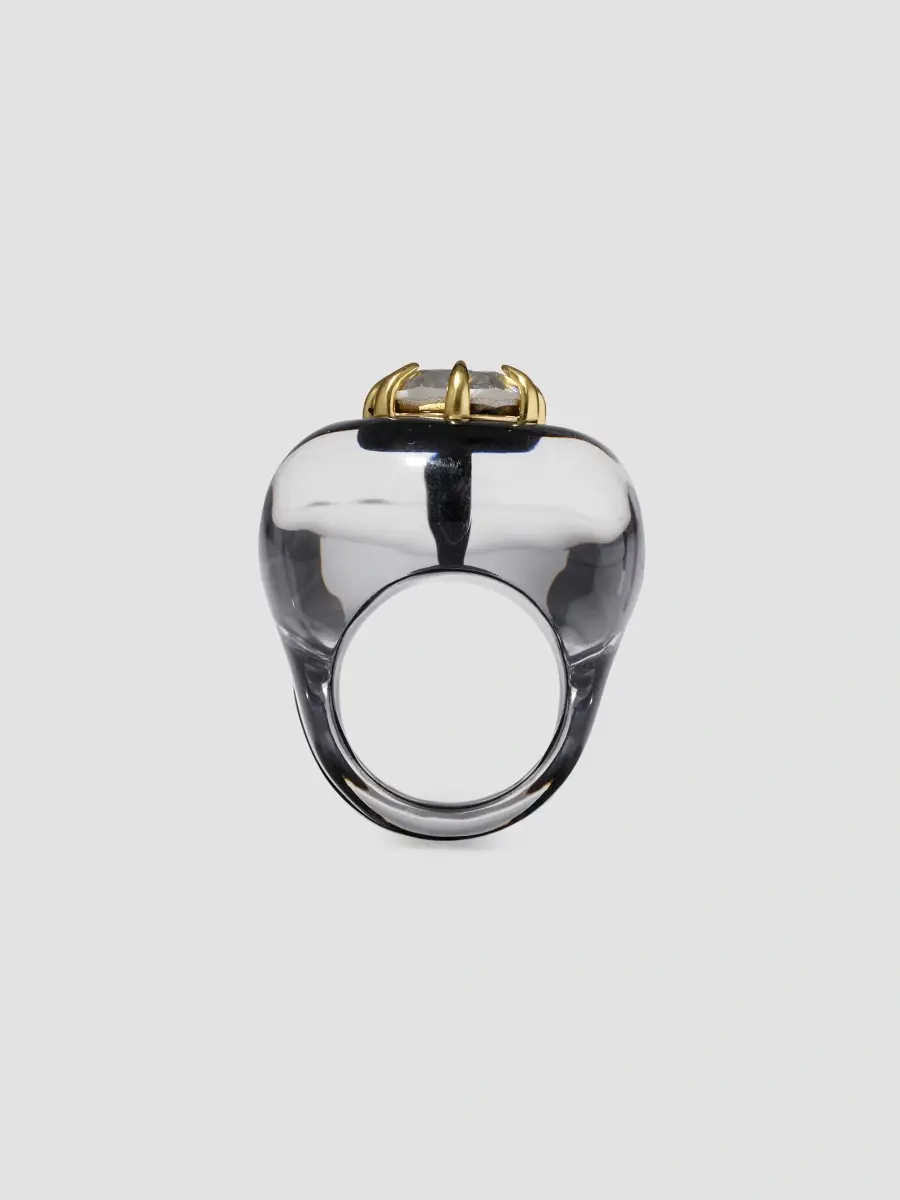 ALEXIS BITTAR Women's Bonbon 14K Gold-Plated Crystal Teardrop Ring | Thumbnail 5 ALEXIS BITTAR Women's Bonbon 14K Gold-Plated Crystal Teardrop Ring | Thumbnail 5