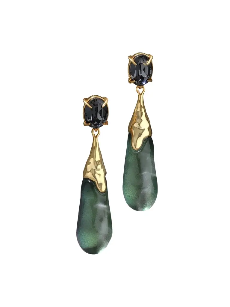 Women's Bonbon Crystal Teardrop Earrings Women's Bonbon Crystal Teardrop Earrings