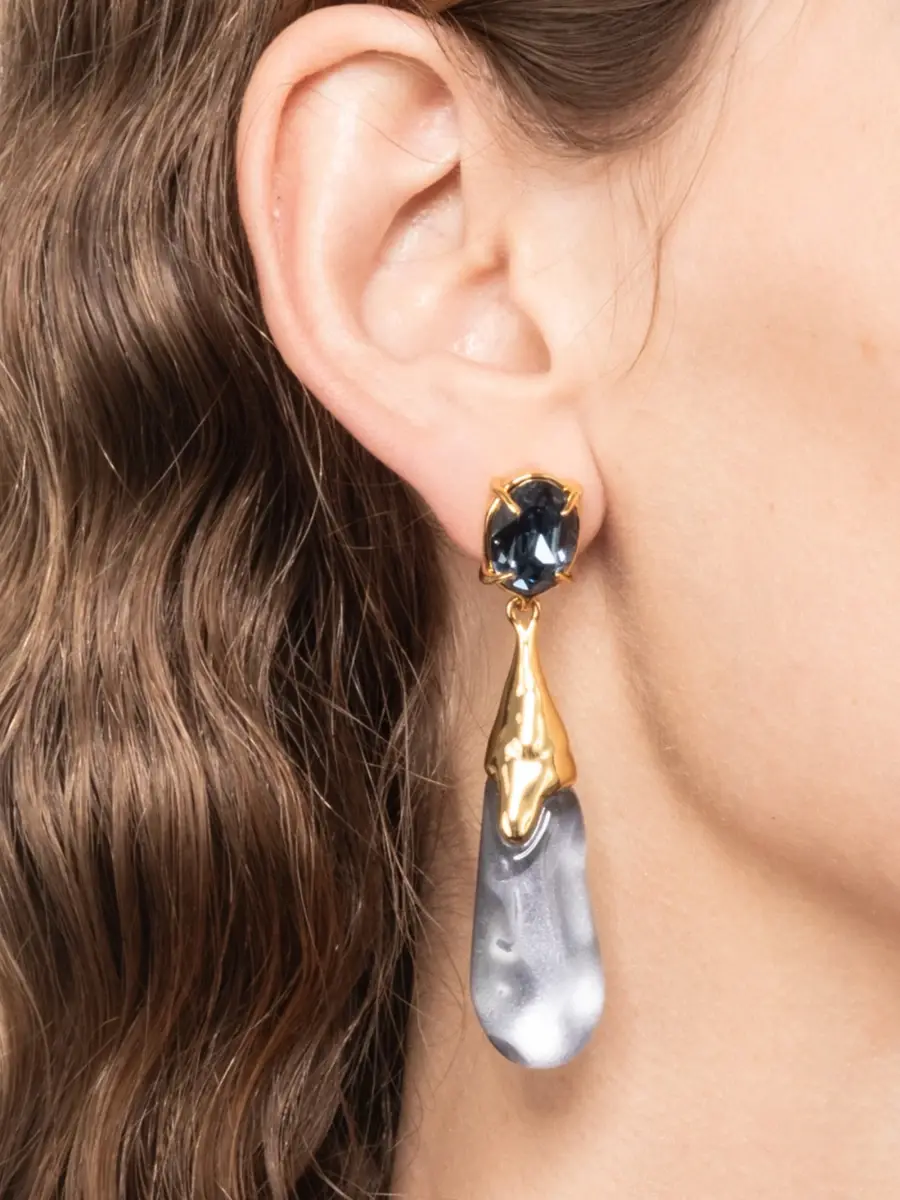 ALEXIS BITTAR Women's Bonbon Crystal Teardrop Earrings | Thumbnail 2 ALEXIS BITTAR Women's Bonbon Crystal Teardrop Earrings | Thumbnail 2