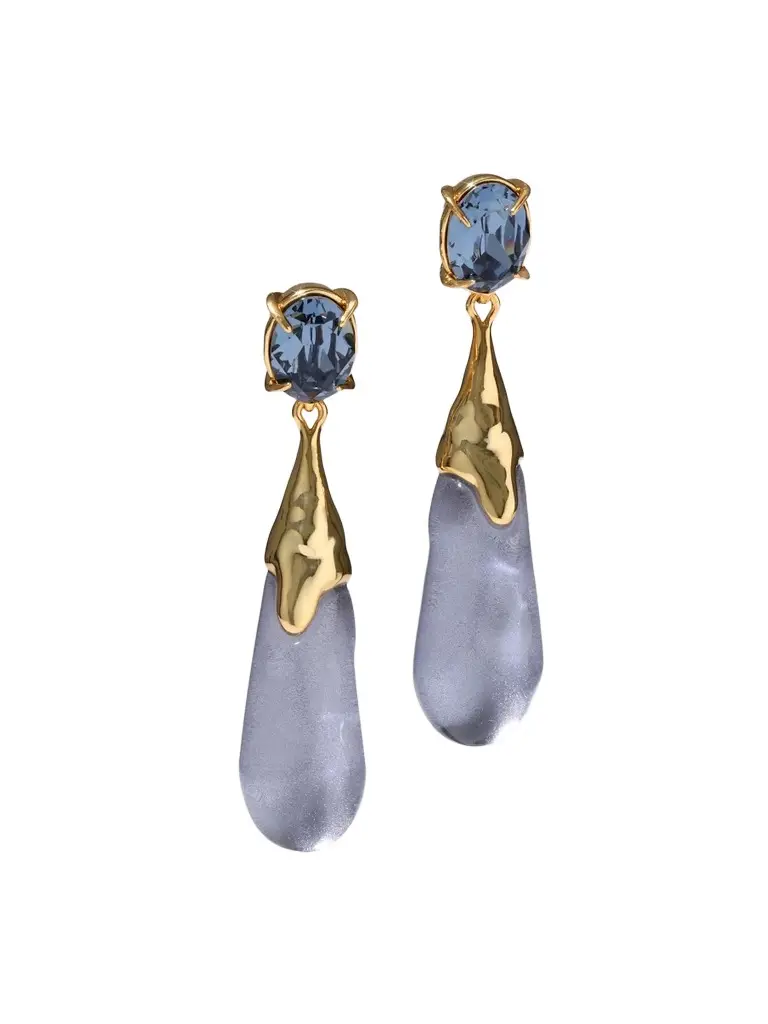 Women's Bonbon Crystal Teardrop Earrings