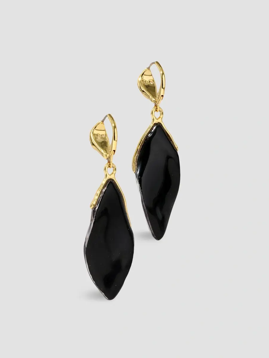 ALEXIS BITTAR Women's Luminous 14K-Gold-Plated & Lucite Petal Drop Earrings | Thumbnail 3 ALEXIS BITTAR Women's Luminous 14K-Gold-Plated & Lucite Petal Drop Earrings | Thumbnail 3