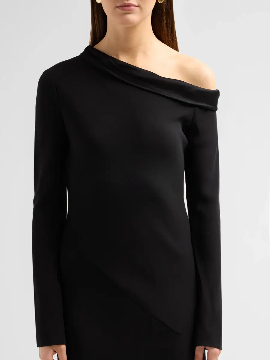 Alberta Ferretti Women's One-Shoulder Enver Satin Gown | Thumbnail 5 Alberta Ferretti Women's One-Shoulder Enver Satin Gown | Thumbnail 5