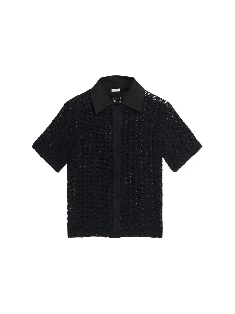 PatBo Women's Twilight Mesh Short-Sleeve Shirt