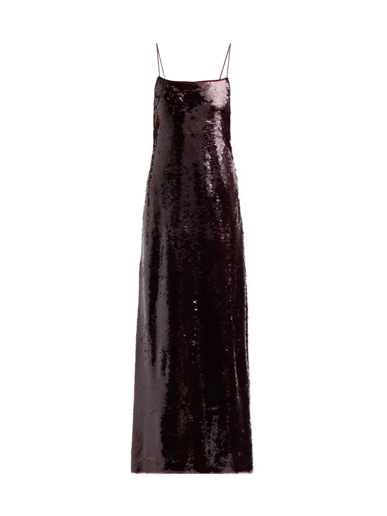 Alberta Ferretti Women's Paillette A-Line Slip Gown