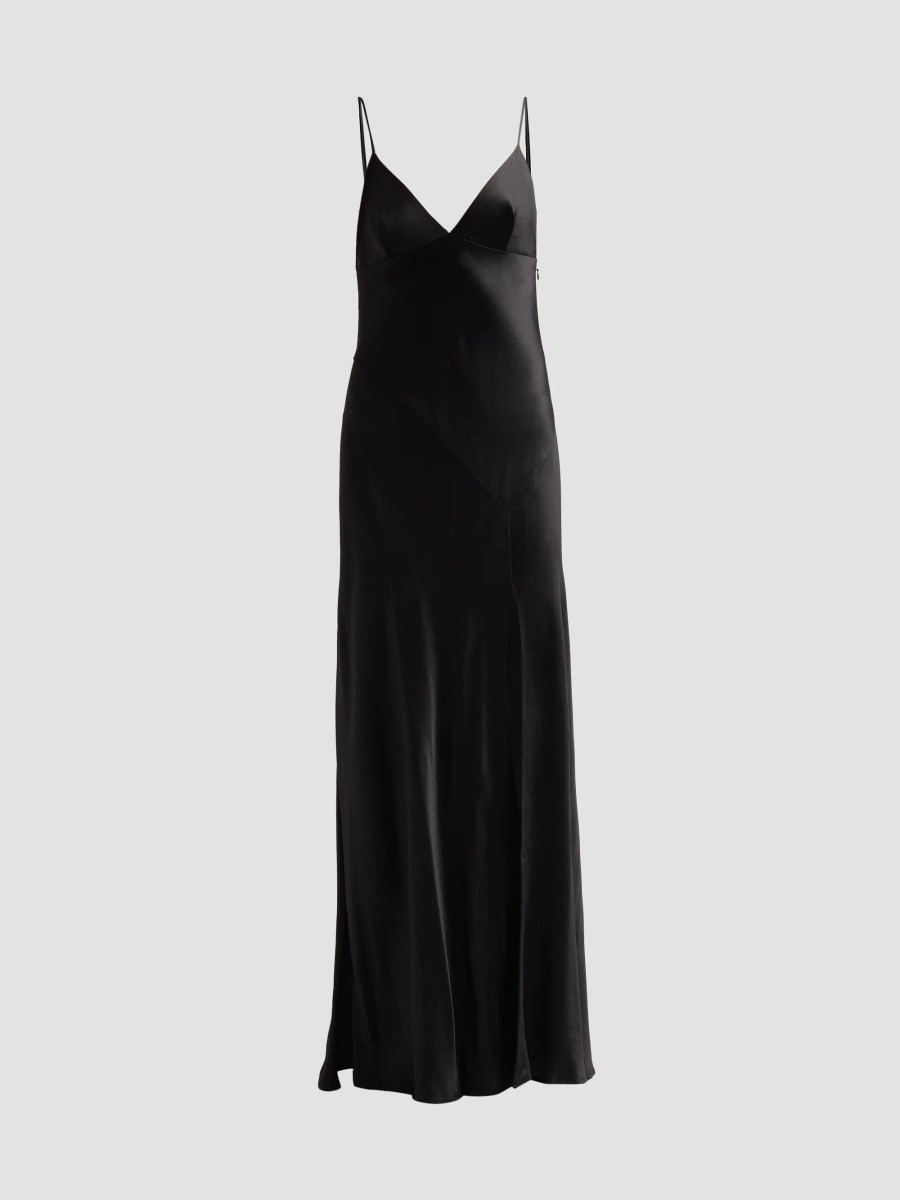 Alberta Ferretti Women's Strappy Enver Satin Dress