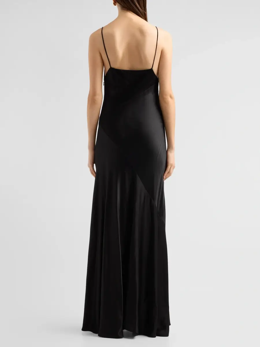 Alberta Ferretti Women's Strappy Enver Satin Dress | Thumbnail 3 Alberta Ferretti Women's Strappy Enver Satin Dress | Thumbnail 3