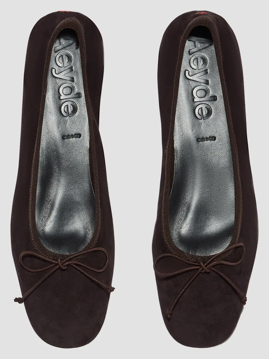 aeyde Women's Tiby Suede Ballet Flats | Thumbnail 3 aeyde Women's Tiby Suede Ballet Flats | Thumbnail 3
