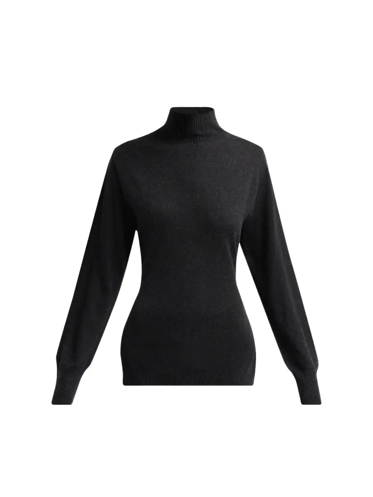 Issey Miyake Women's Back-Tie Cutout Silk-Cashmere Knit Top