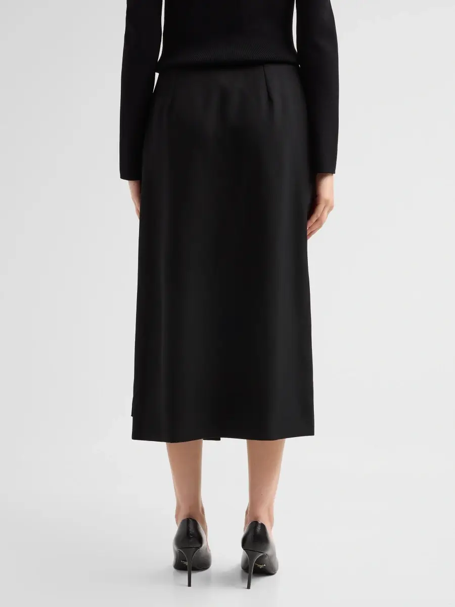 Erdem Women's Grain De Poudre Midi Skirt | Thumbnail 3 Erdem Women's Grain De Poudre Midi Skirt | Thumbnail 3