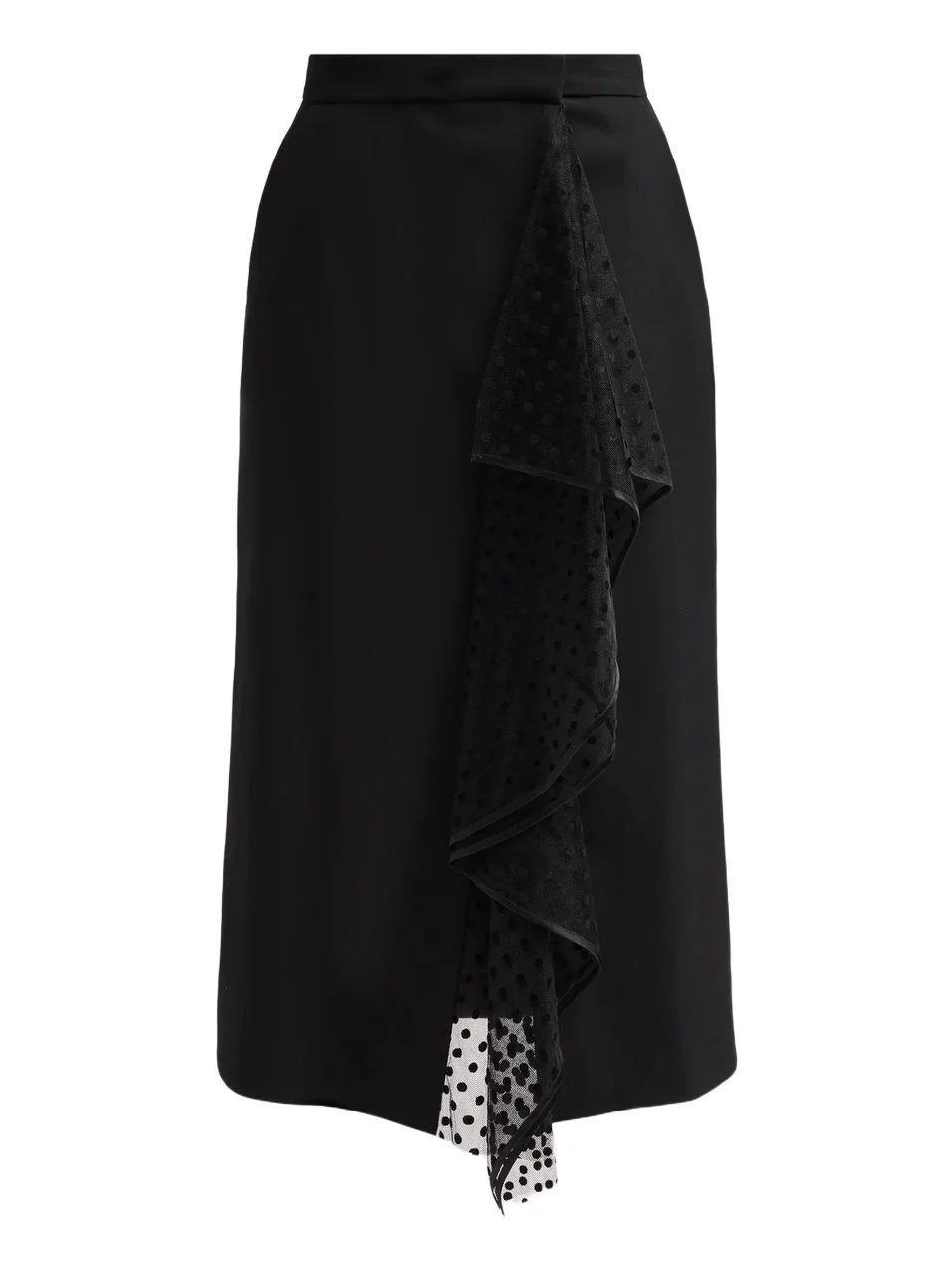 Erdem Women's Grain De Poudre Midi Skirt