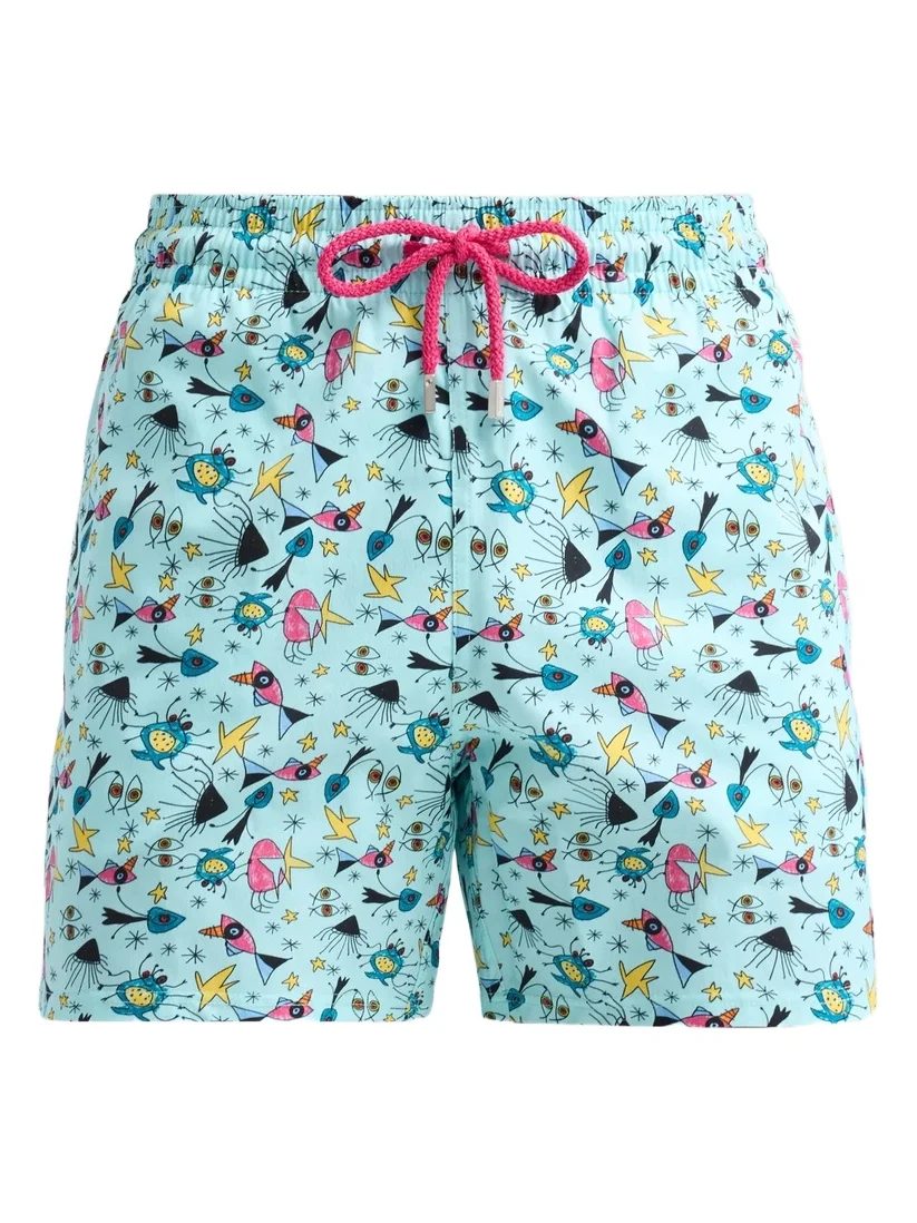 Vilebrequin Men's Aquatic Carnival Drawstring Swim Shorts