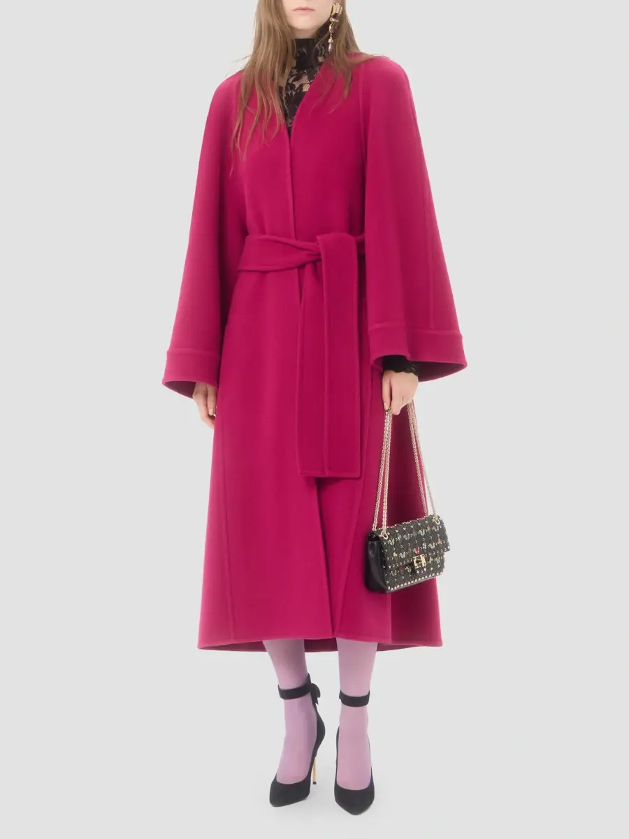 Valentino Women's Soft Drap Coat | Thumbnail 2 Valentino Women's Soft Drap Coat | Thumbnail 2