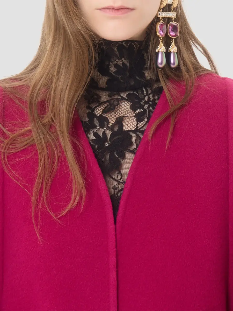 Valentino Women's Soft Drap Coat | Thumbnail 6 Valentino Women's Soft Drap Coat | Thumbnail 6