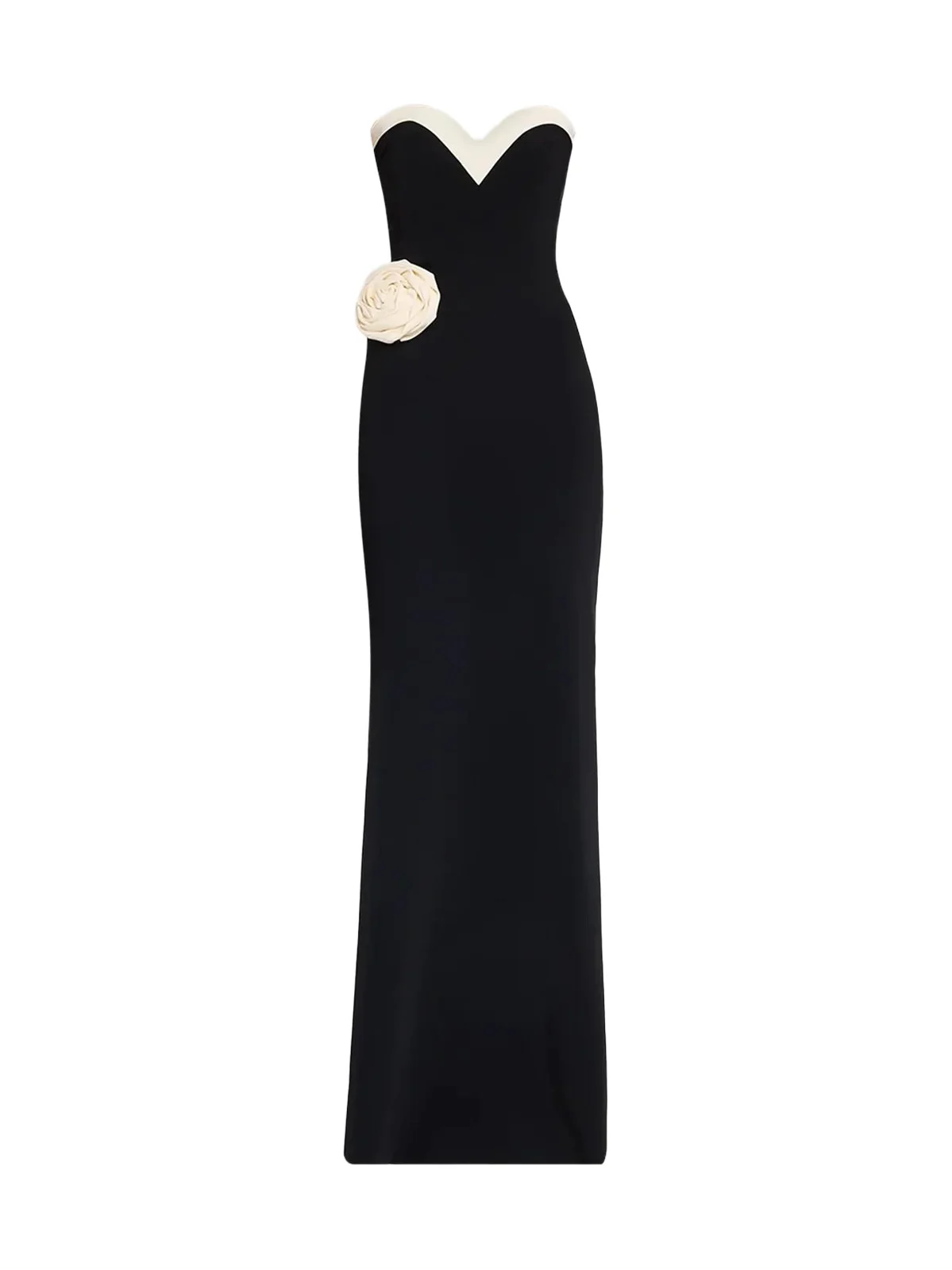 Women's Wisdra Flower Appliqué Strapless Column Gown Women's Wisdra Flower Appliqué Strapless Column Gown