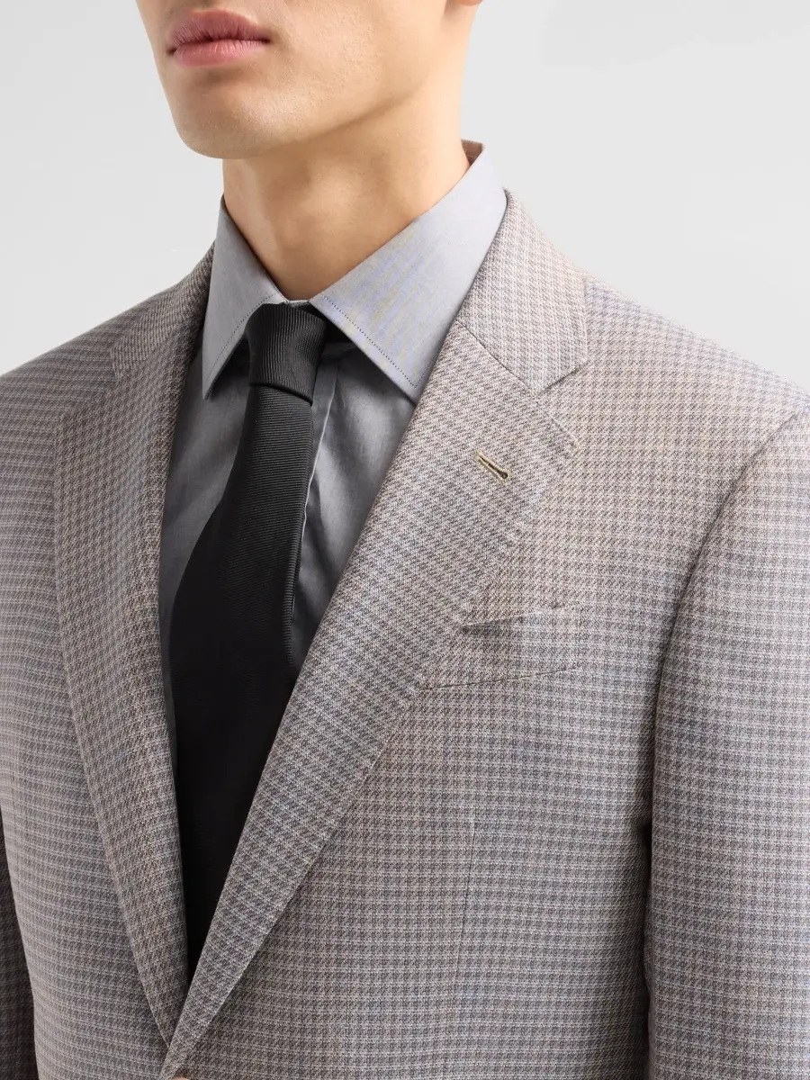 Emporio Armani Men's Houndstooth Single-Breasted Sport Coat | Thumbnail 5 Emporio Armani Men's Houndstooth Single-Breasted Sport Coat | Thumbnail 5