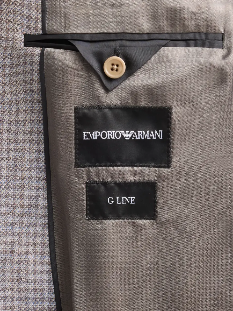 Emporio Armani Men's Houndstooth Single-Breasted Sport Coat | Thumbnail 6 Emporio Armani Men's Houndstooth Single-Breasted Sport Coat | Thumbnail 6