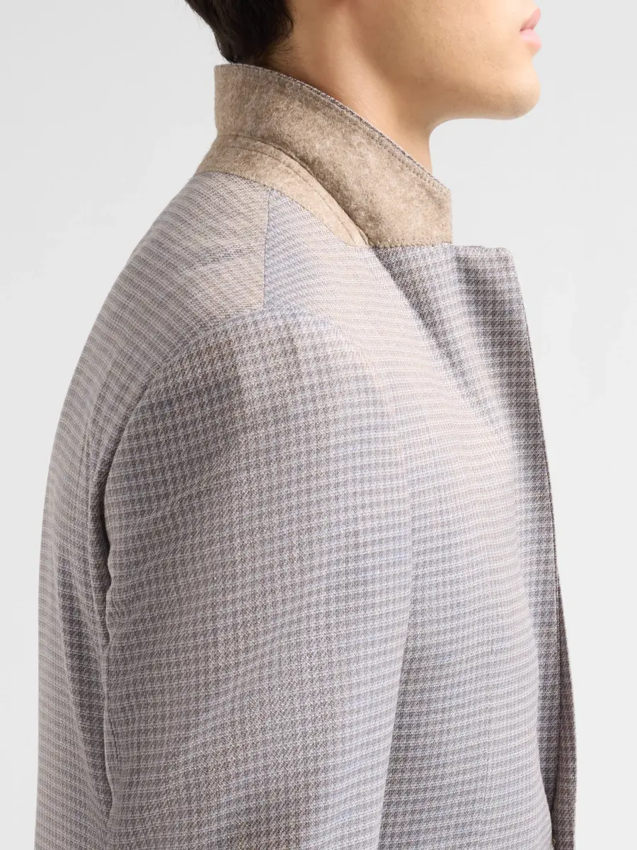 Emporio Armani Men's Houndstooth Single-Breasted Sport Coat | Thumbnail 7 Emporio Armani Men's Houndstooth Single-Breasted Sport Coat | Thumbnail 7
