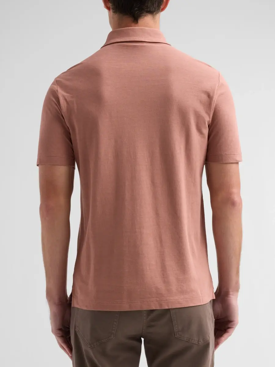Slowear Men's Ice Short-Sleeve Cotton Polo Shirt | Thumbnail 3 Slowear Men's Ice Short-Sleeve Cotton Polo Shirt | Thumbnail 3