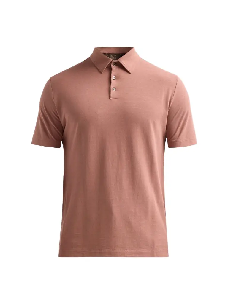 Slowear Men's Ice Short-Sleeve Cotton Polo Shirt