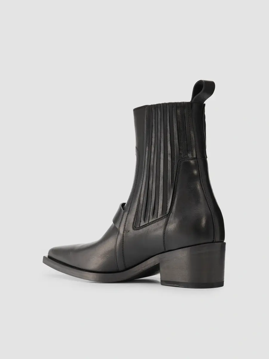 Rick Owens Men's Pointed Sliver 25MM Leather Boots | Thumbnail 2