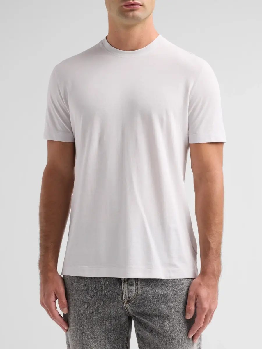 Slowear Men's Ice Cotton Crewneck T-Shirt | Thumbnail 4 Slowear Men's Ice Cotton Crewneck T-Shirt | Thumbnail 4