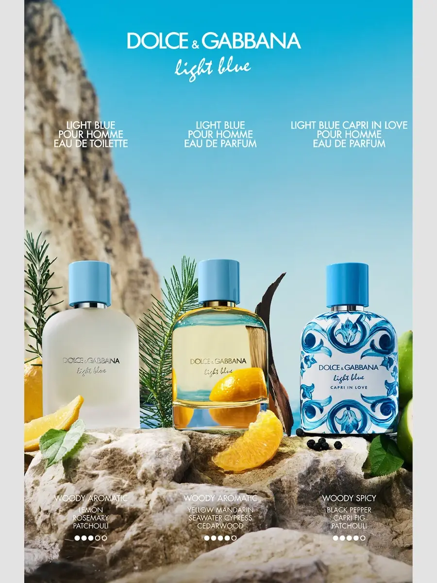 Dolce & Gabbana Light Blue Pour Homme Eau De Parfum | Thumbnail 3 Dolce & Gabbana Light Blue Pour Homme Eau De Parfum | Thumbnail 3