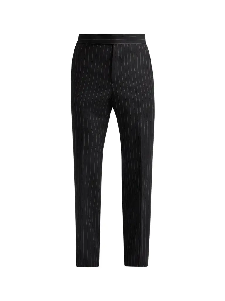 Tom Ford Men's Sharp Pinstriped Wool Twill Trousers