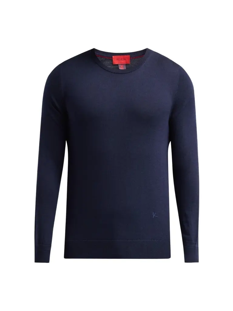 Isaia Men's Filo Corallo Wool Sweater