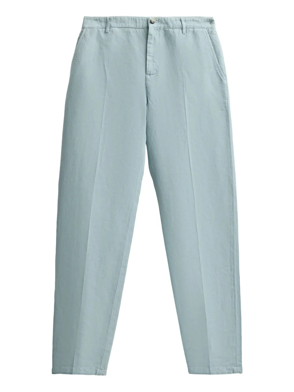 Isaia Men's Cotton-Linen-Blend Crease-Front Pants