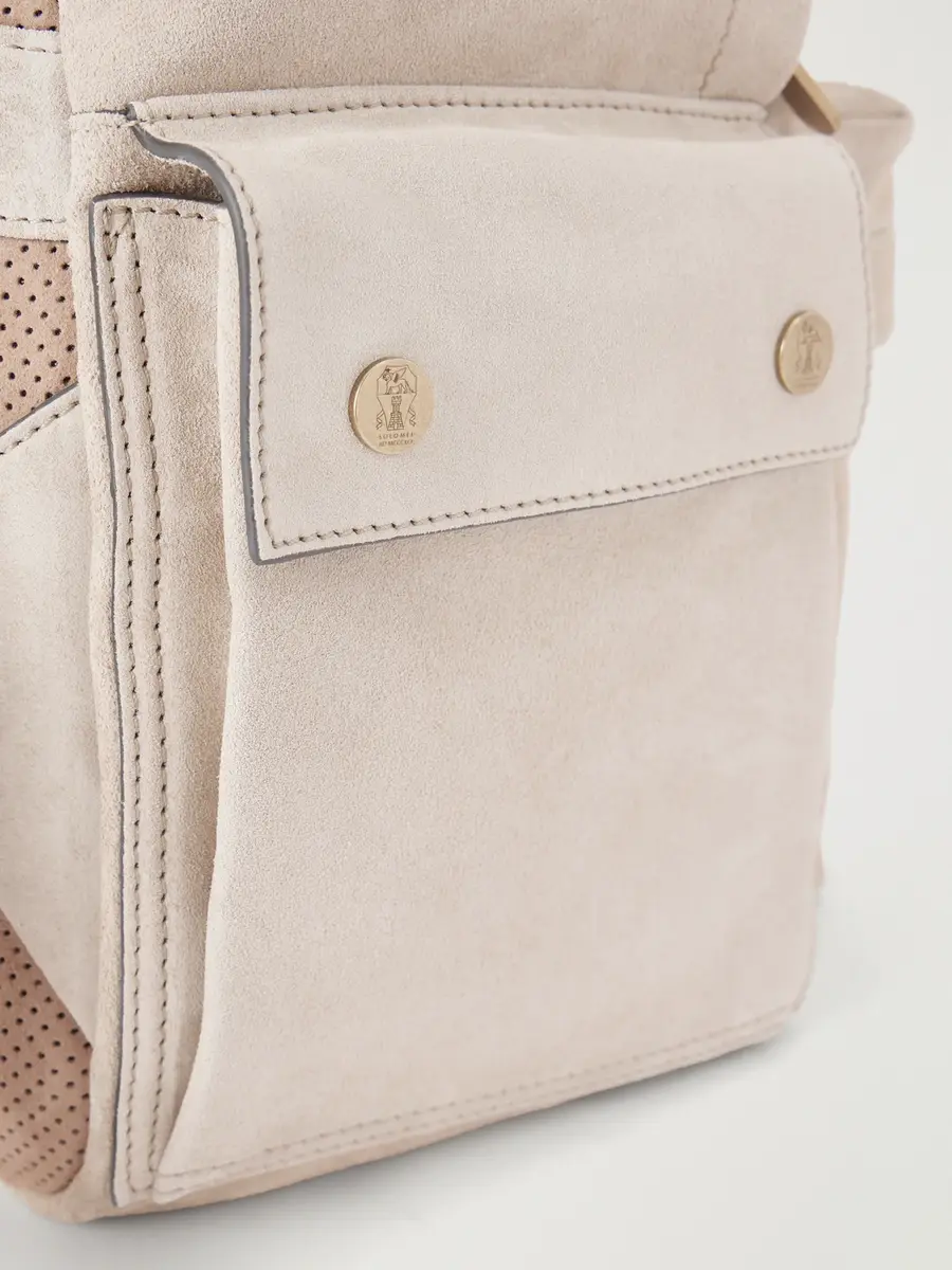 Brunello Cucinelli Suede Backpack - Men | Thumbnail 5 Brunello Cucinelli Suede Backpack - Men | Thumbnail 5
