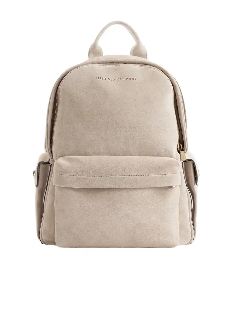 Suede Backpack - Men Suede Backpack - Men