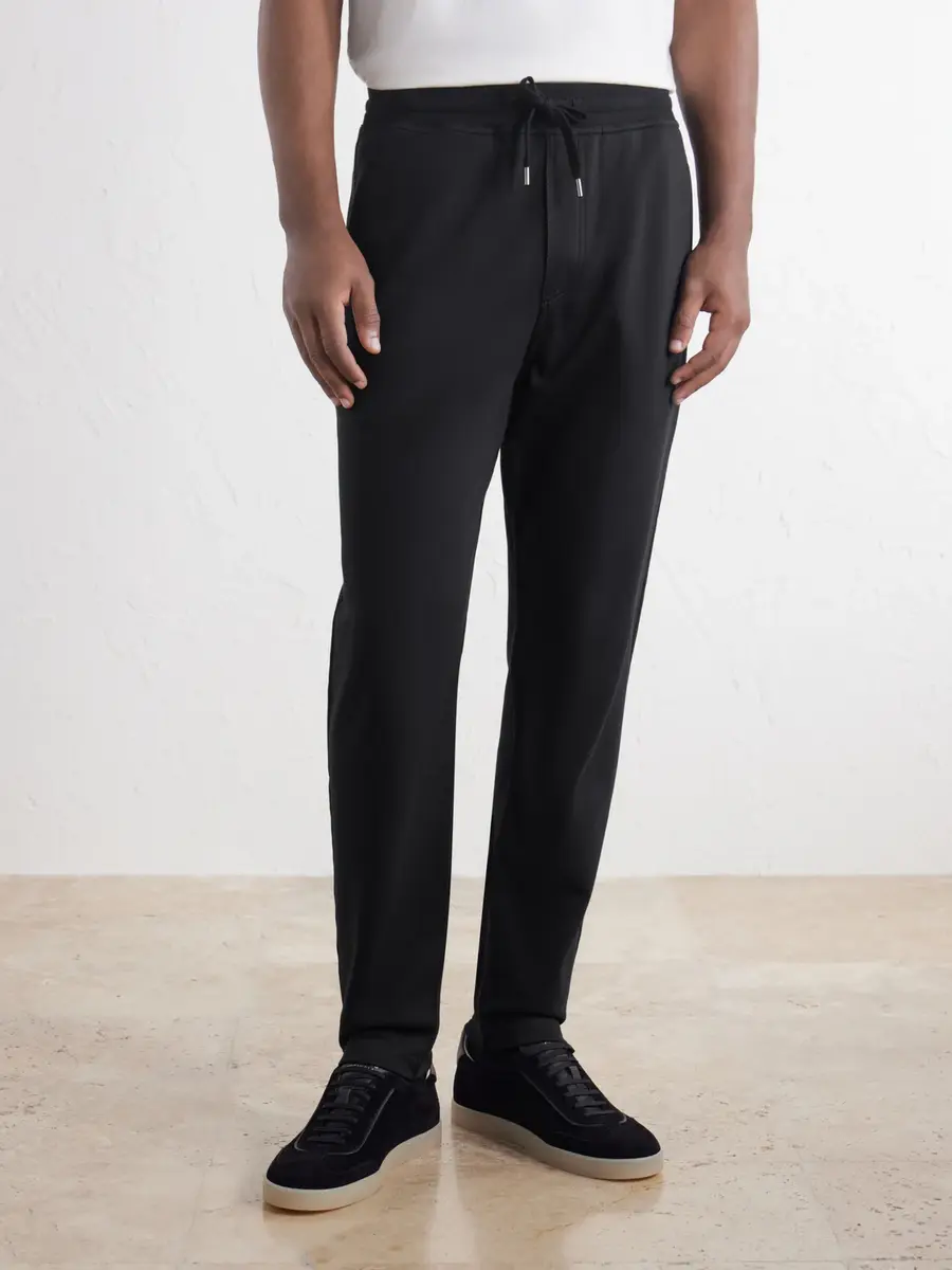 Brunello Cucinelli Tapered Cotton-Stretch Jersey Drawstring Sweatpants - Men | Thumbnail 3