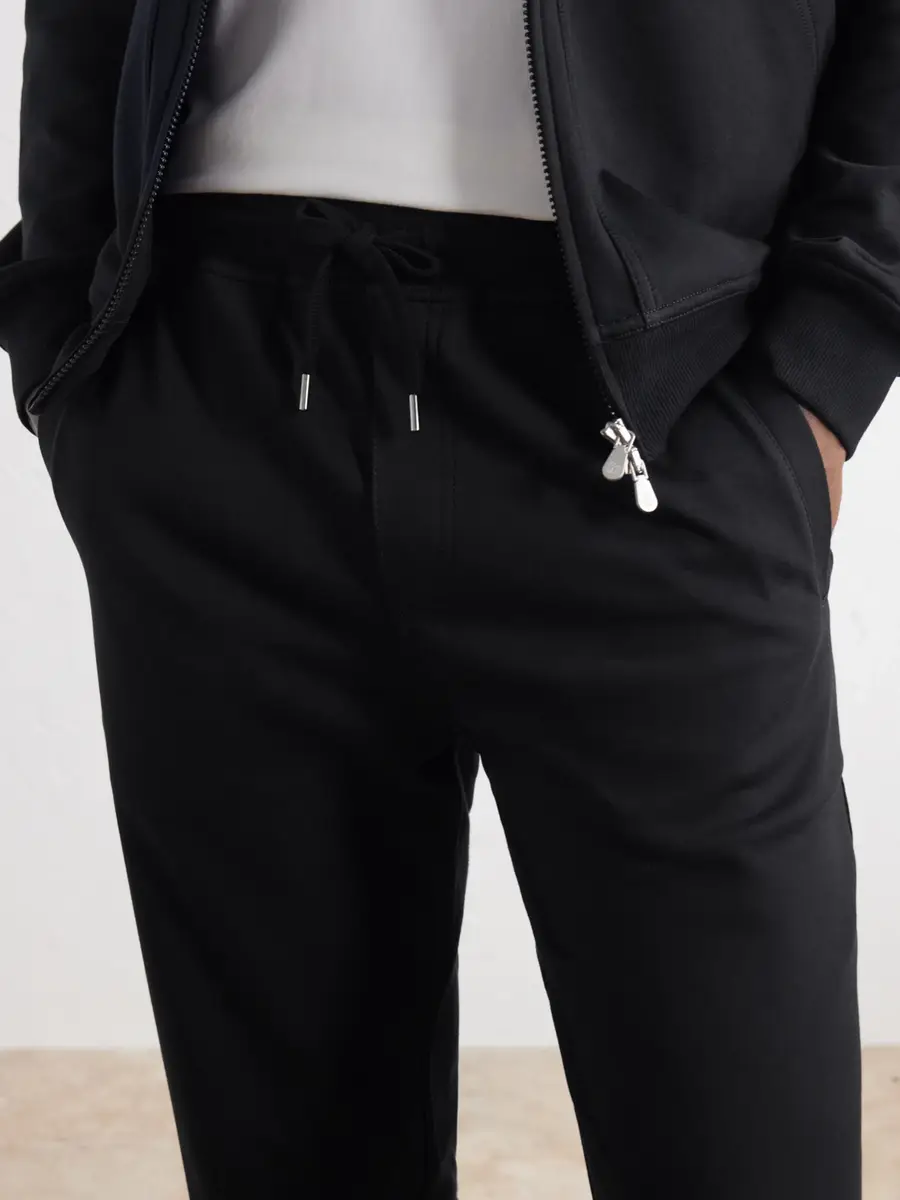 Brunello Cucinelli Tapered Cotton-Stretch Jersey Drawstring Sweatpants - Men | Thumbnail 5