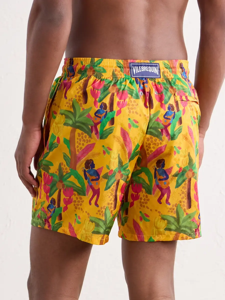 Vilebrequin Moopea Straight-Leg Mid-Length Printed ECONYL® Swim Short - Men | Thumbnail 3 Vilebrequin Moopea Straight-Leg Mid-Length Printed ECONYL® Swim Short - Men | Thumbnail 3
