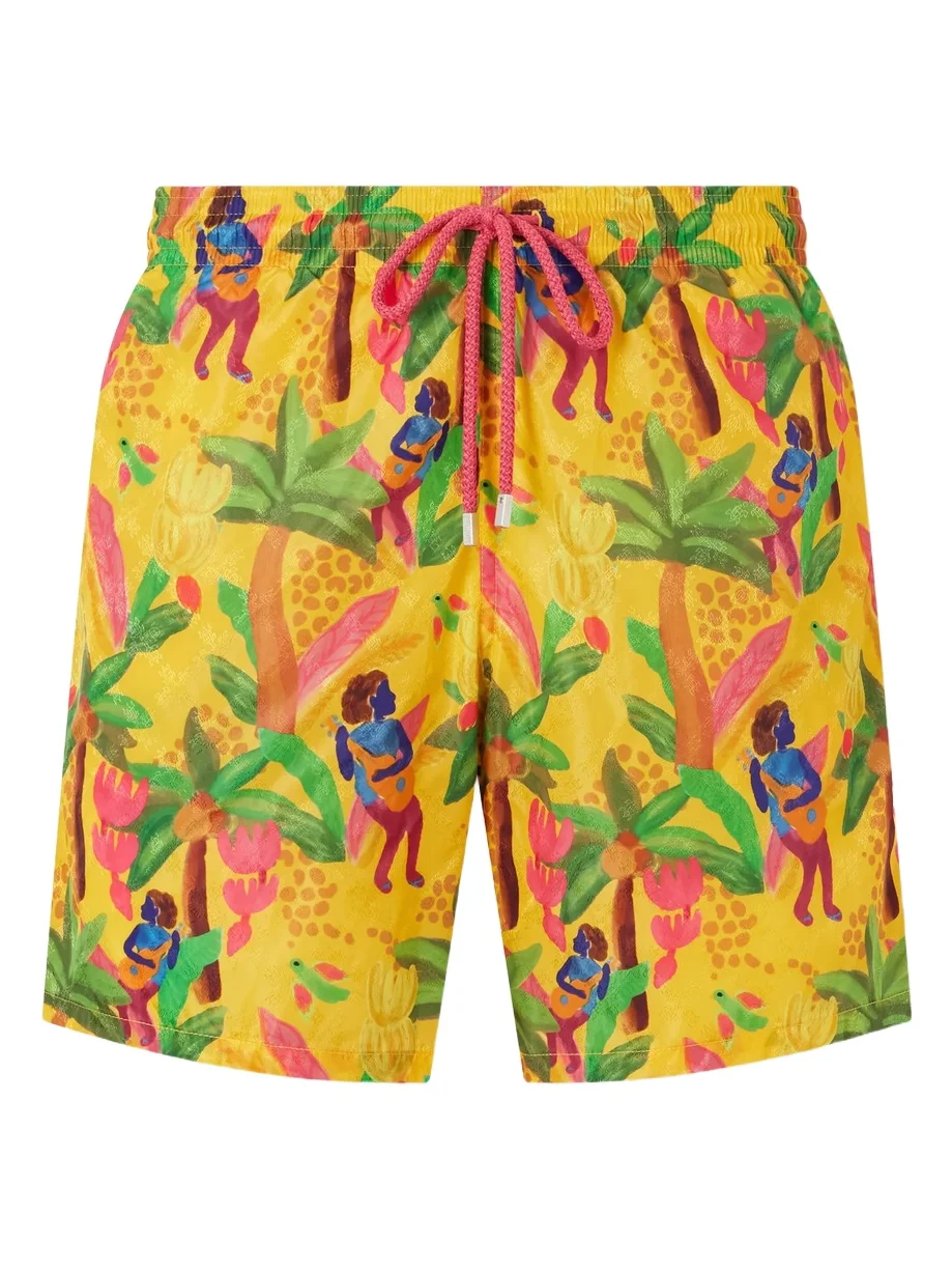 Vilebrequin Moopea Straight-Leg Mid-Length Printed ECONYL® Swim Short - Men