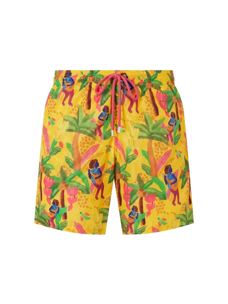 Vilebrequin Moopea Straight-Leg Mid-Length Printed ECONYL® Swim Short - Men